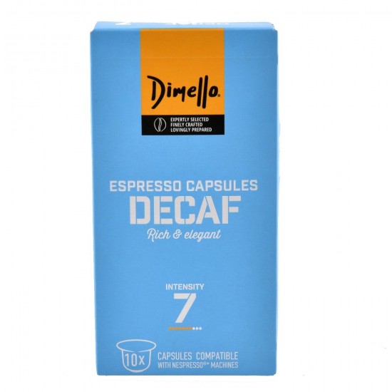 DIMELLO ΚΑΨΟΥΛΑ ΚΑΦΕ ΓΕΥΣΗ DECAF (NEPRESSO SYSTEM MACHINE)100TM