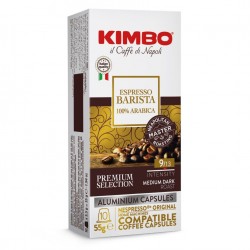 KIMBO ΚΑΨΟΥΛΑ ΑΛΟΥΜΙΝΙΟ ΚΑΦΕ ΓΕΥΣΗ BARISTA ARABICA (NEPRESSO SYSTEM MACHINE)100TM