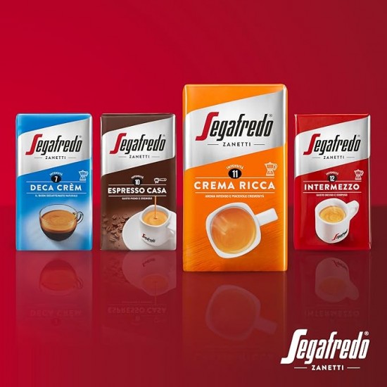 Segafredo αλεσμένος καφές γεύση Deca Crem 250 γρ