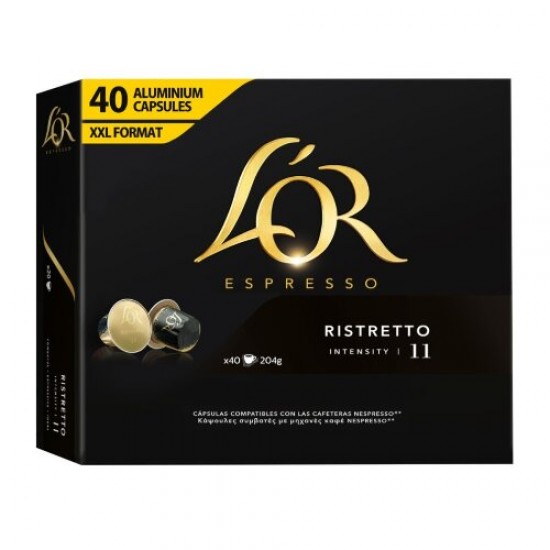 L'OR ΚΑΨΟΥΛΑ ΚΑΦΕ ΓΕΥΣΗ RISTRETTO (NEPRESSO SYSTEM MACHINE)40TM