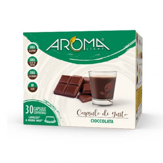 AROMA LIGHT ΚΑΨΟΥΛΑ ΡΟΦΗΜΑ ΓΕΥΣΗ CIOCCOLATA (A MODO MIO SYSTEM MACHINE)30TM