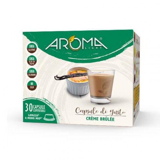 AROMA LIGHT ΚΑΨΟΥΛΑ ΡΟΦΗΜΑ ΓΕΥΣΗ CREME BRULEE (A MODO MIO SYSTEM MACHINE)30TM