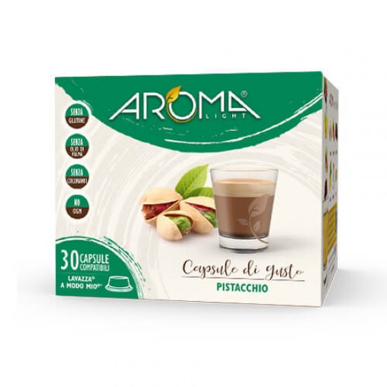 AROMA LIGHT ΚΑΨΟΥΛΑ ΡΟΦΗΜΑ ΓΕΥΣΗ PISTACCHIO (A MODO MIO SYSTEM MACHINE)30TM