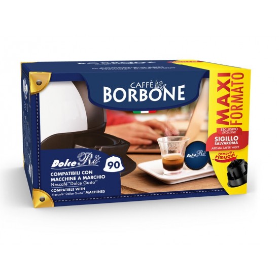 BORBONE ΚΑΨΟΥΛΑ ΚΑΦΕ ΓΕΥΣΗ DEK (DOLCE GUSTO SYSTEM MACHINE)90ΤΜ