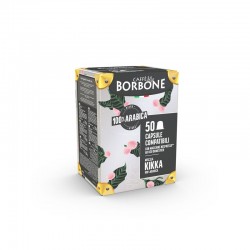 BORBONE ΚΑΦΕ ΚΑΨΟΥΛΑ ΠΛΑΣΤΙΚΟ ΓΕΥΣΗ KIKKA 100% ARABICA (ΣΥΜΒΑΤΟ ΜΕ ΜΗΧΑΝΗ NESPRESSO)50TM