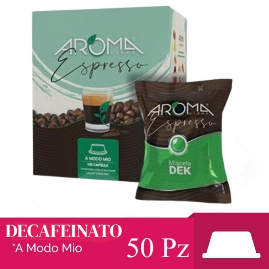 AROMA LIGHT ΚΑΨΟΥΛΑ ΚΑΦΕ ΓΕΥΣΗ DEK (A MODO MIO SYSTEM MACHINE)50TM