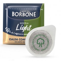 BORBONE ΤΑΜΠΛΕΤA ΚΑΦΕ ΓΕΥΣΗ LIGHT 50%BLU-50%DEK (POD 44 ESE SYSTEM MACHINE)50TM 