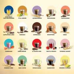 BORBONE ΚΑΨΟΥΛΕΣ ΠΛΑΣΤΙΚΕΣ  ΡΟΦΗΜΑ ΜΕ ΓΕΥΣΗ CAPPUCCIONE(DOLCE GUSTO SYSTEM MACHINE) 16 ΤΕΜ. 