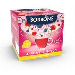 Borbone Εγχυμα Άγριων Μούρων 18 Χάρτινα Κάψουλες (ΚΑΨΟΥΛΕΣ 44 ESE MACHINE)
