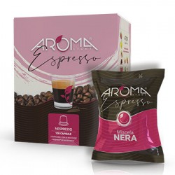 AROMA LIGHT ΚΑΨΟΥΛΑ ΚΑΦΕ ΓΕΥΣΗ NERA (NEPRESSO SYSTEM MACHINE)100TM