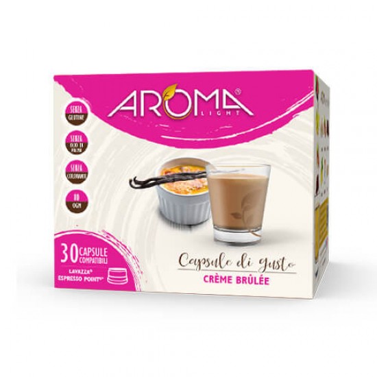 AROMA LIGHT ΚΑΨΟΥΛΑ ΡΟΦΗΜΑ ΓΕΥΣΗ CREME BRULEE (LAVAZZA POINT SYSTEM MACHINE)30ΤΜ